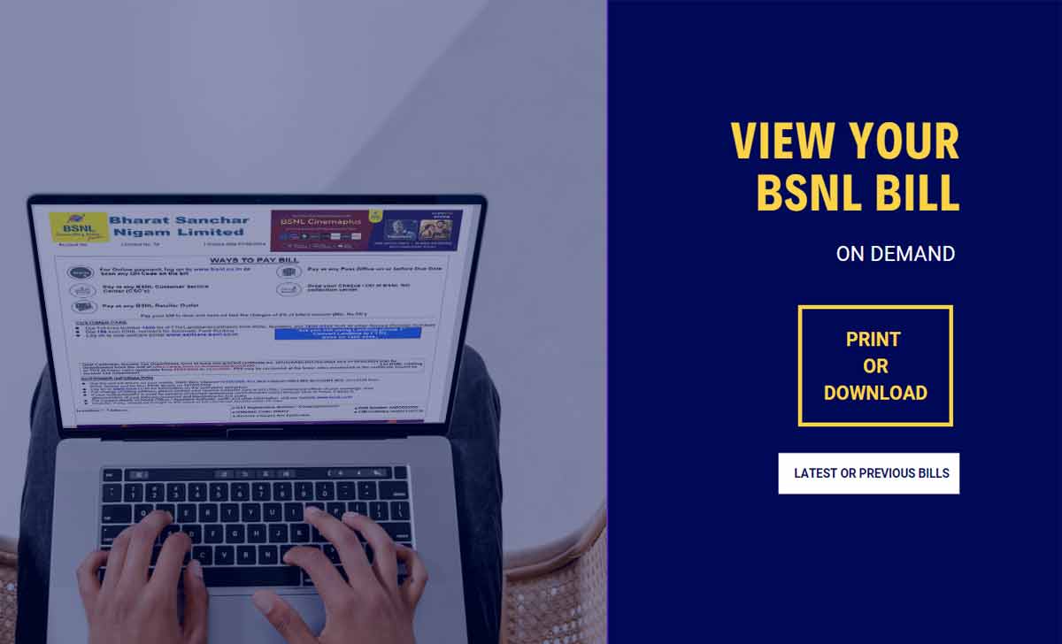 BSNL Bill View Online