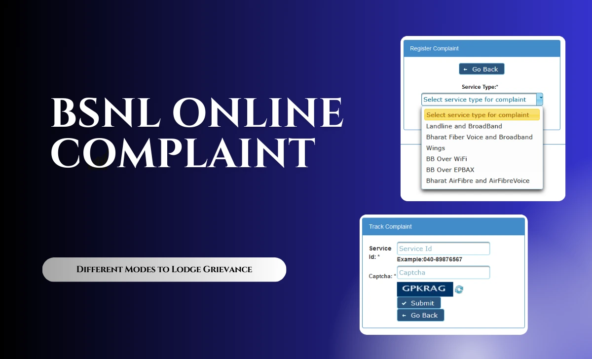 BSNL Complaint Online