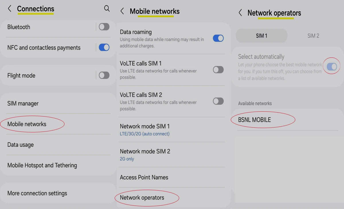 BSNL International Roaming Activation Steps in Mobile