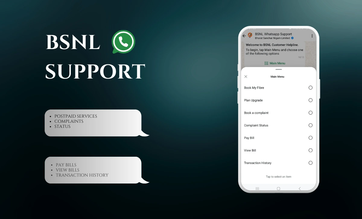 BSNL WhatsApp Support