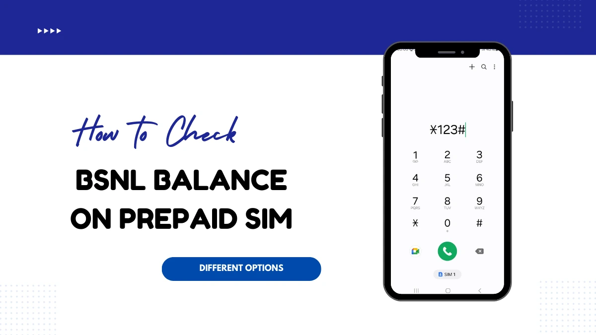 How to Check BSNL Balance